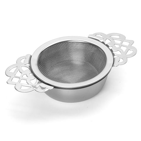 Tea Pot Strainer with Drip Tray